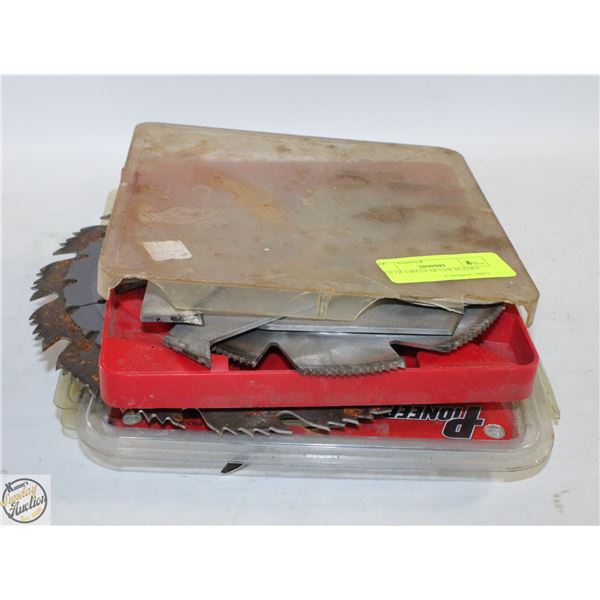 LOT OF CIRCULAR SAW BLADES