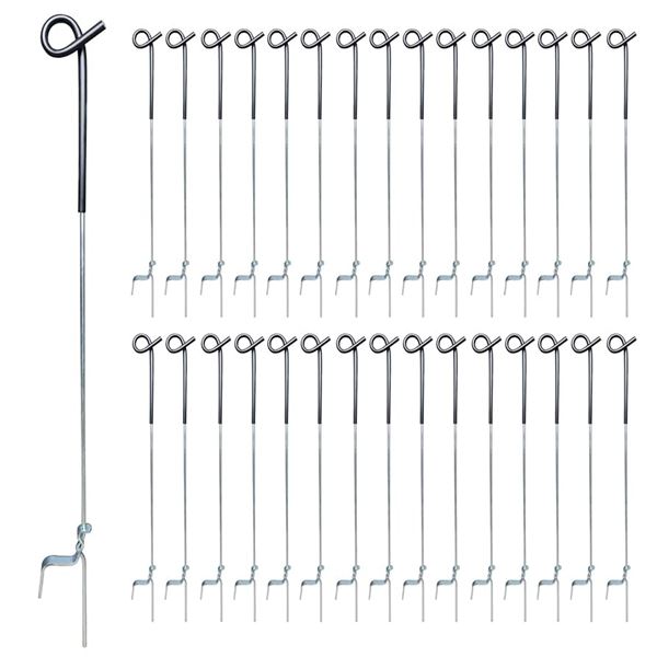 NEW AFIFARO STEP IN FENCE POST 41" PIG TAIL METAL