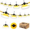 Image 1 : NEW 10 FT CONSTRUCTION STRING LIGHTS WORK LIGHTS