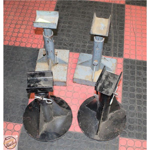 FOUR FOUNDATION JACKS