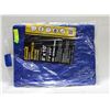 Image 1 : SHOPRO 8FT X 10FT UTILITY TARP - BLUE