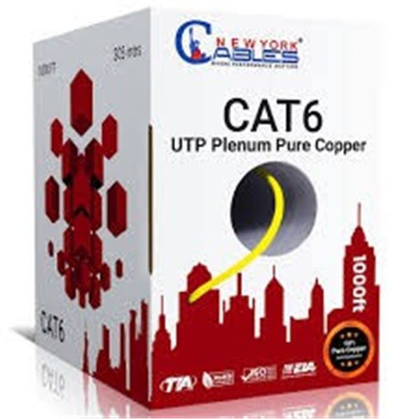 NEW NEWYORK CABLES CAT6 1000FT BULK ETHERNET CABLE
