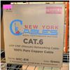 Image 2 : NEW NEWYORK CABLES CAT6 1000FT BULK ETHERNET CABLE