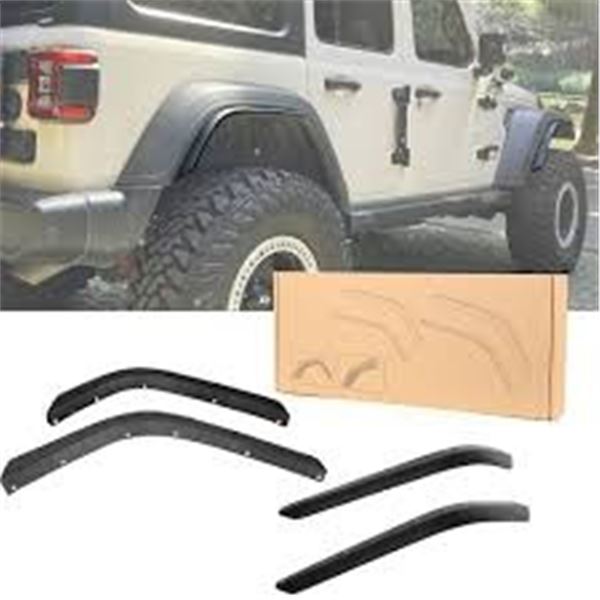 NEW FULL-SET JL FRONT & REAR FENDER FLARES 4XE