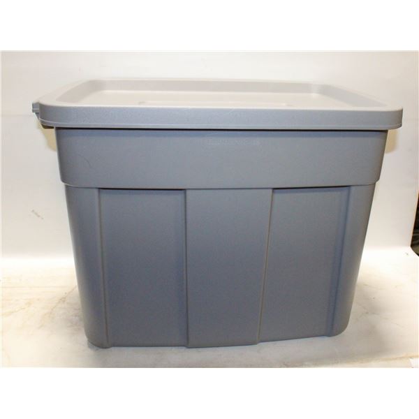 NEW RUBBERMAID 68 LITRE TUB & LID GREY