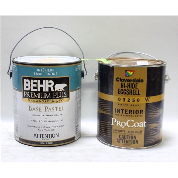 2 CANS OF PAINT: