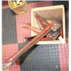 Image 1 : BOX OF PIPE WRENCHES VARIOUS SIZES