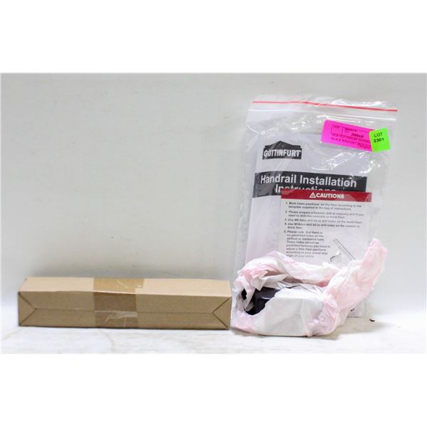 NEW GOTTINFURT HANDRAIL BLACK WROUGHT IRON POWDER