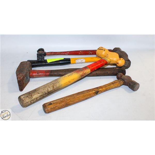 LOT OF HAMMERS