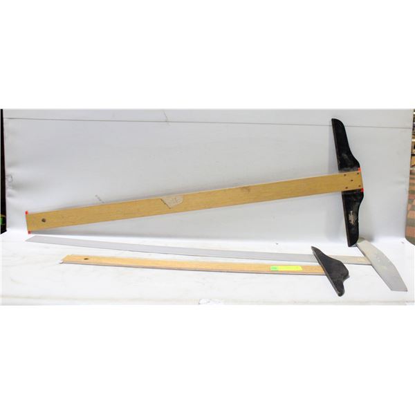 THREE DRAFTMANS T RULERS