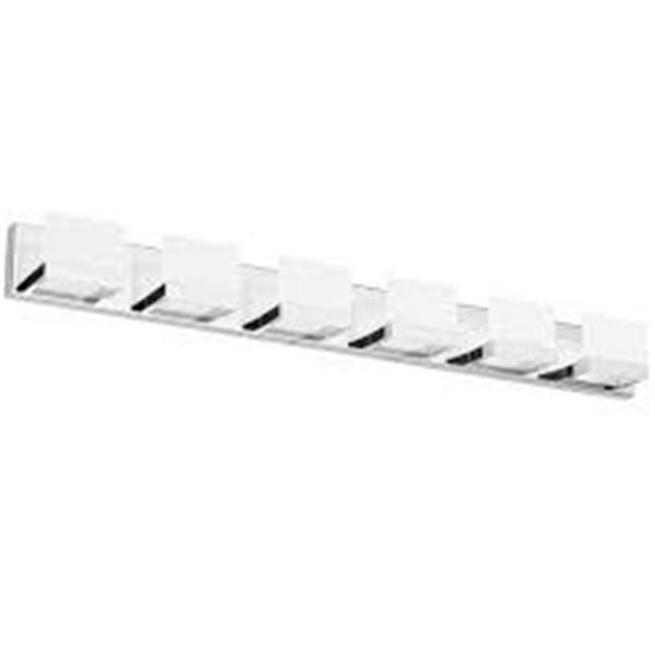 NEW WITH BOX GOODATE VANITY LIGHT CHROME 6 LIGHTS