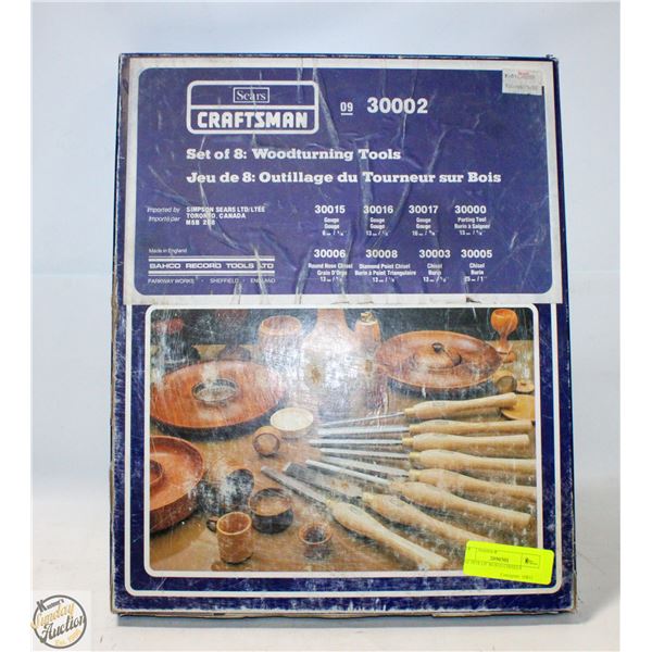 ONE BOX OF WOOD CHISELS