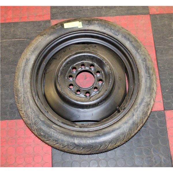 ONE UNIROYAL HIDEAWAY SPARE TIRE