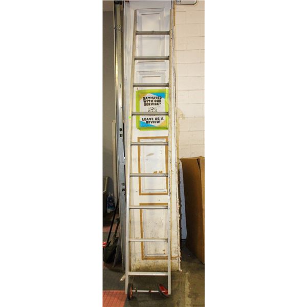 10FT ALUMINIUM LADDER WITH WHEELS