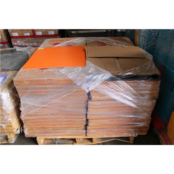 PALLET OF 24" X 24" VINYL GLUE DOWN FLOORING