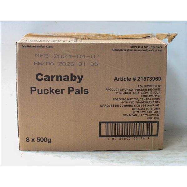 CASE OF 8 BAGS CARNABY MIXED BERRIES GUMMY