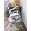 Image 1 : UNCLAIMED WHEEL BARROW WITH STEP LADDER , SAWZALL,