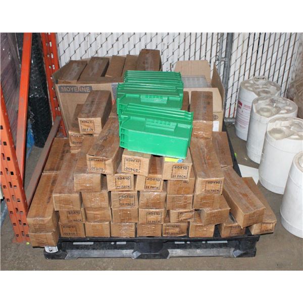 PALLET QUANTITY OF PARTS BINS/CONTAINERS