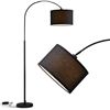Image 9 : 1 GyroVu Dimmable Modern Arc Standing Floor Lamp (71") w/ Black Hanging Shade - NEW IN BOX!