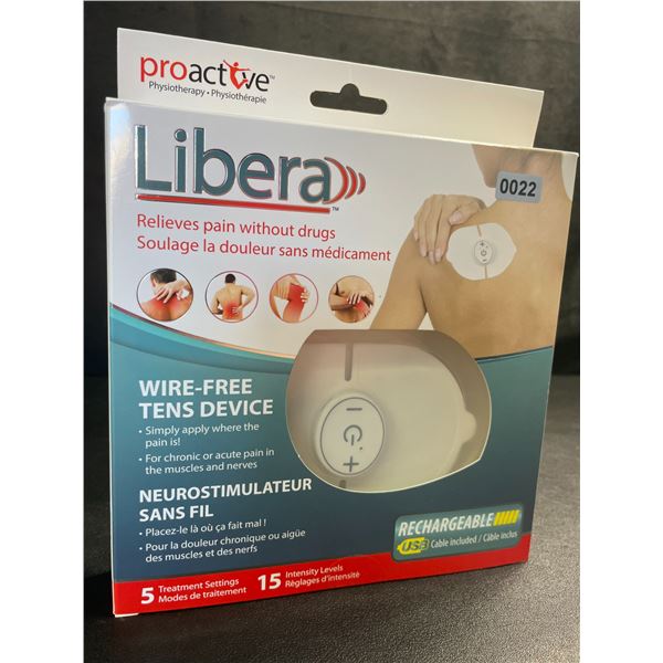 1 ProActive Libera Wire-Free TENS Device for Pain Relieve in Muscles/Nerves - NEW