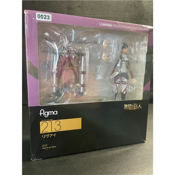 1 Figma: 213 LEVI Attack on Titan Action Figure/Collectible - New