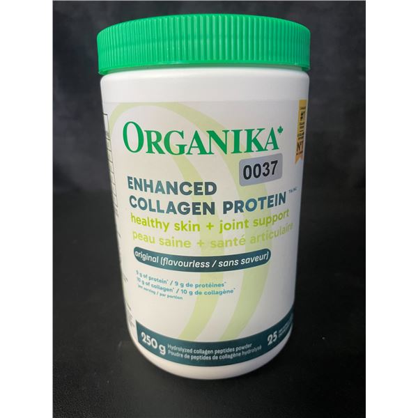 1 Tub of Organika Enhance Collagen Protein (Healthy Skin + Joint Support) - 250g - New