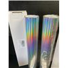 Image 4 : 2 Rolls of Holographic Permanent Adhesive Vinyl - 12" x 6FT Per Roll - For DIY Crafts/Decor - New