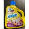 Image 1 : 1 Large Jug of Sunlight Morning Fresh Liquid Laundry Detergent - 4.0L/100 Loads - New