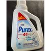 Image 1 : 1 Jug of Purex 4-in-1 Free & Clear Liquid Laundry Detergent - 2.03L/50 Loads - New