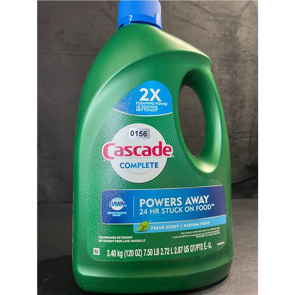 1 Large Jug of Cascade Complete Dishwasher Detergent - Fresh Scent w/ Dawn - 3.40kg - New