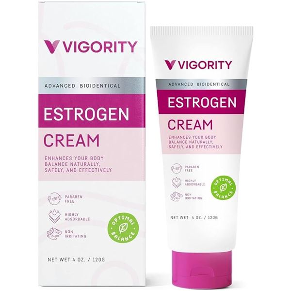 4 Boxes of Vigority Estrogen Cream for Women - 120g Each - New Sealed