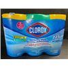 Image 1 : 1 3-Pack of Clorox 99.9% Disinfecting Wipes 225 Wipes Total - Fresh and Lemon Scent - New