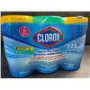 Image 1 : 1 3-Pack of Clorox 99.9% Disinfecting Wipes 225 Wipes Total - Fresh and Lemon Scent - New