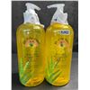 Image 1 : 2 Bottles of Lily of the Desert 99% Aloe Vera Gelly Soothing Moisturizer - 16oz Each - New