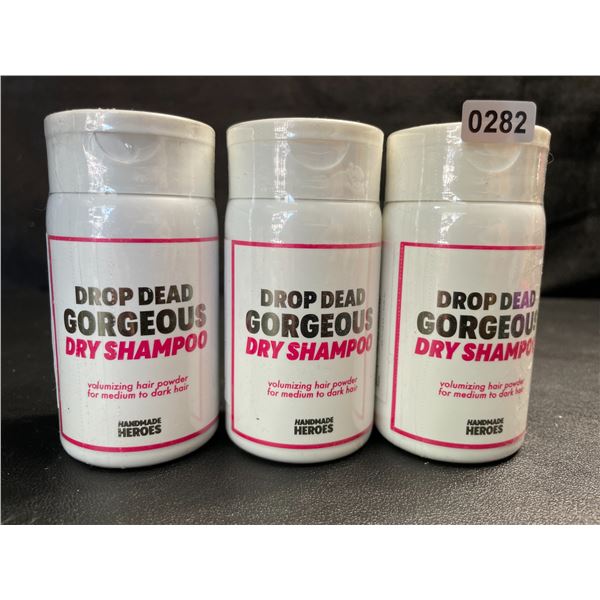 3 Handmade Heroes Drop Dead Gorgeous Dry Shampoo for Hair (Volumizing Hair Powder) - New