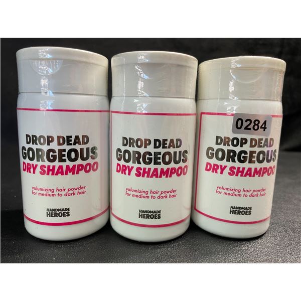 3 Handmade Heroes Drop Dead Gorgeous Dry Shampoo for Hair (Volumizing Hair Powder) - New