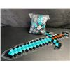 Image 5 : 12-Pack of Inflatable Minecraft Pixel Swords - 25" Size - Brand New