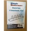 Image 5 : 1 Simple Houseware 5-Compartment Bicycle Floor Rack (Large 70inch Size) - Brand New!