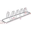 Image 2 : 1 Simple Houseware 5-Compartment Bicycle Floor Rack (Large 70inch Size) - Brand New!