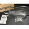 Image 6 : 1 Kincmax Premium Shower Caddy/Adhesive Bathroom Shelf Organizer - Silver - New in Box