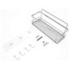 Image 1 : 1 Kincmax Premium Shower Caddy/Adhesive Bathroom Shelf Organizer - Silver - New in Box