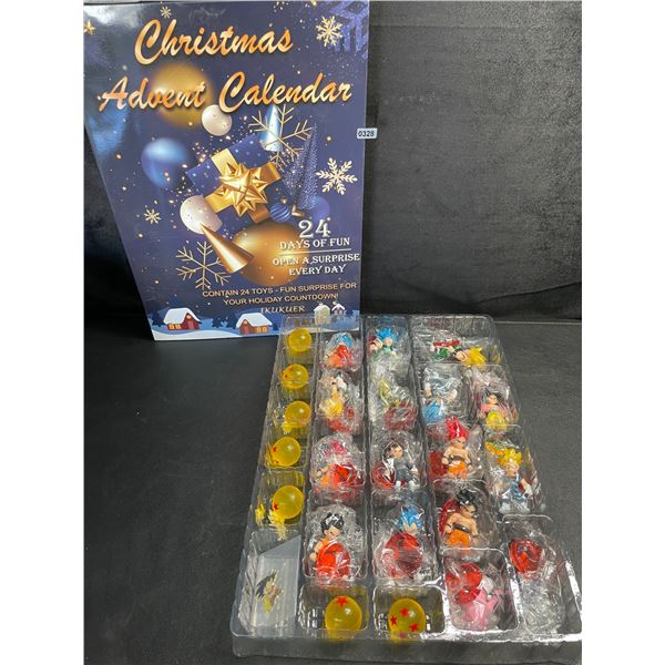 1 Dragon Ball Z Toy Themed 24-Day Advent Calendar - New