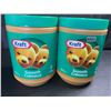 Image 1 : 2 Kraft Smooth Peanut Butter - Large 2KG Jars - BB: AU 28/2025 - New Sealed