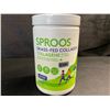 Image 2 : 1 Tub of SPROOS Grass-Fed Collagen Powder; Hydrolyzed Collagen Peptides; Unflavoured (300g) - New