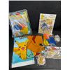 Image 1 : 2 Pokemon Themed Party Supply Sets (97pcs Each) Includes Balloons, Banner, Decor, etc. - New