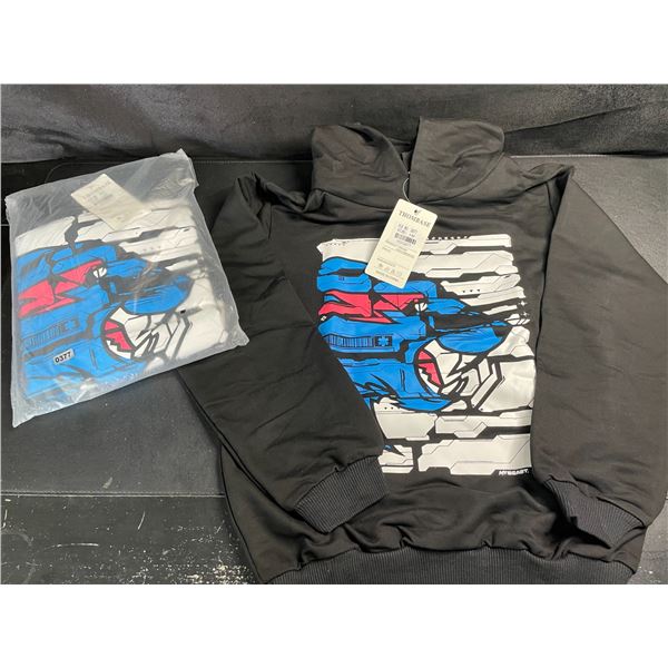 2 Kids "Mr.Beast" Hoodies - Size 140 (Fits Approx. 9-10yr olds) - New with Tags