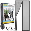 Image 1 : 1 Augo Magnetic Screen Door - 38in x 83in - Peel and Stick Design - Brand New