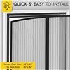 Image 3 : 1 Augo Magnetic Screen Door - 38in x 83in - Peel and Stick Design - Brand New
