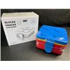 Image 1 : 1 Bento Lunch Box/Stackable Lunch Box Set- Lego-Block Style Design - Brand New