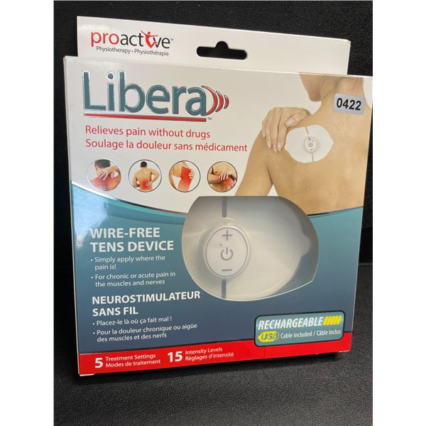 1 ProActive Libera Wire-Free TENS Device for Pain Relieve in Muscles/Nerves - NEW